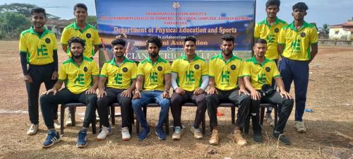 Alumni participation in cricket league