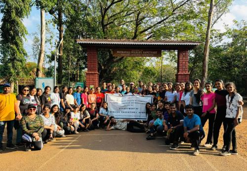 The Department of Physical Education and Sports organised Adventure Trail to Netravali Wildlife Sanctuary on 1st February 2024 for FO.Y.B.A.B.ED students. 52 students participated in the Trail.